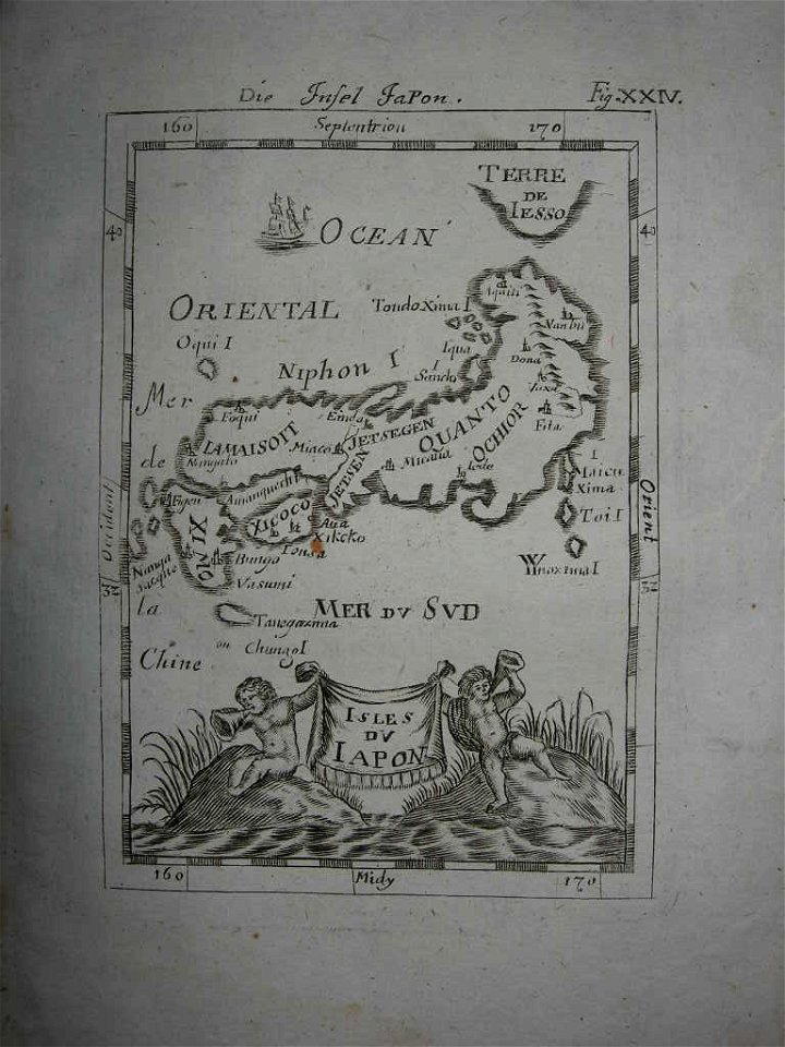 Map of Japan, 1718