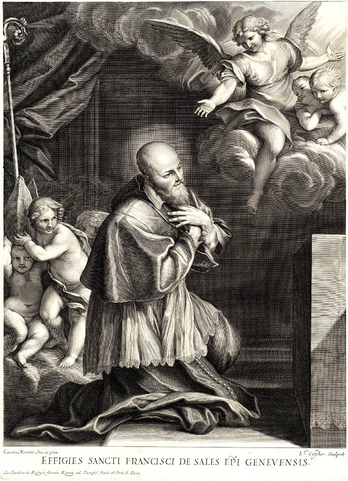 Lambert Visscher św. Franciszek Salezy