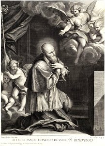 Lambert Visscher św. Franciszek Salezy
