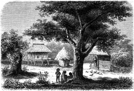 Lancelot - Une cour d'habitation
