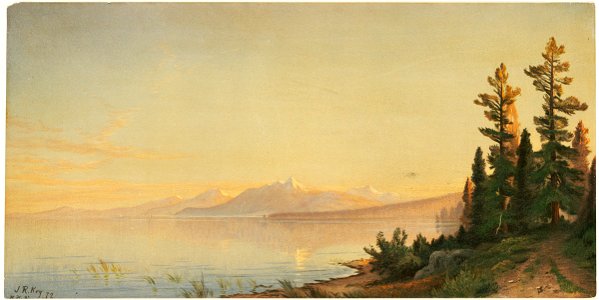 Lake Tahoe, Looking Southwest 3 (Boston Public Library)
