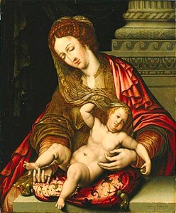 Lambert Rijckx - Maria en kind - NM 6888 - Nationalmuseum