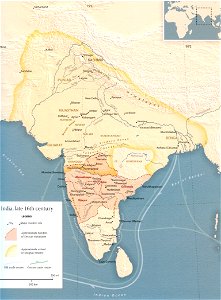 Map of the Deccan late 16th century