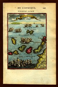 Map of the Canary Islands, 1683
