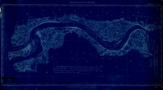 Map of the Mississippi River - from Cairo to Donaldsonville. LOC 95675177-3