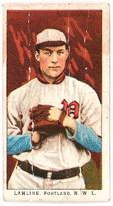 Lamline, Portland Team, baseball card portrait LCCN2007685551