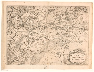 Map of the Roermond Quarter by Nicolaes van Geelkercken Rijksmuseum Amsterdam RP-P-AO-19-66