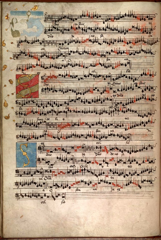 Lambeth Choirbook - Lambeth Palace MS1 f28v