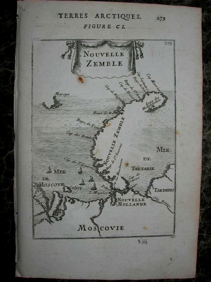Map of Nova Zembla, 1683