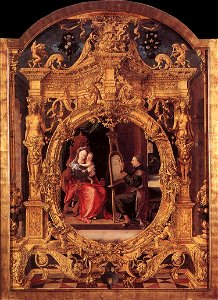 Lanceloot Blondeel - St Luke Painting the Virgin's Portrait - WGA02303
