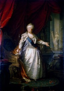 Catherine II by J.B.Lampi (1793, Hermitage)FXD. Free illustration for personal and commercial use.