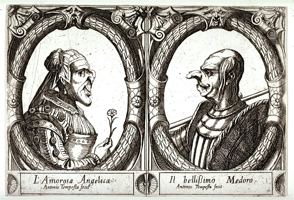 LAmorosa Angelica Il Belissimo Medoro (Antonio Tempesta)