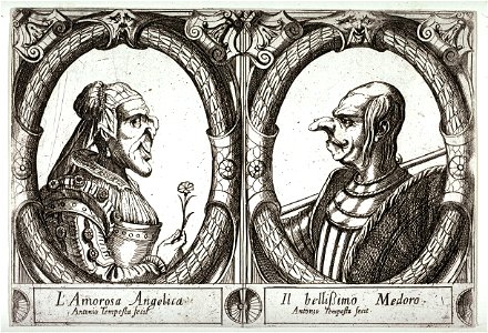 LAmorosa Angelica Il Belissimo Medoro (Antonio Tempesta)