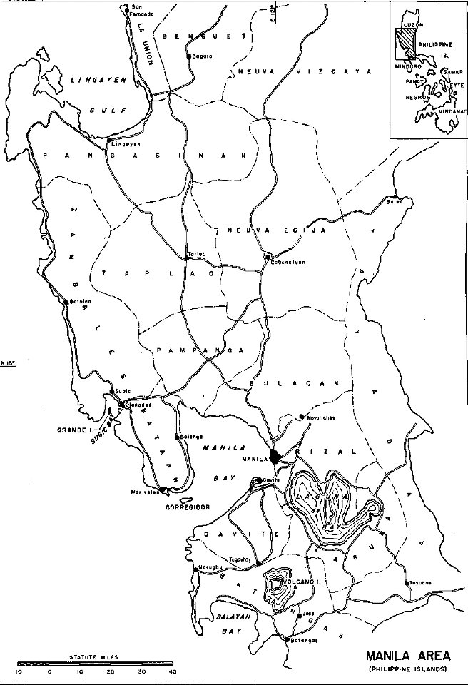 Map of Manila