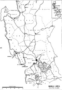 Map of Manila
