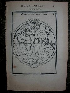 Map of the longitudes of the Eastern hemisphere, 1683