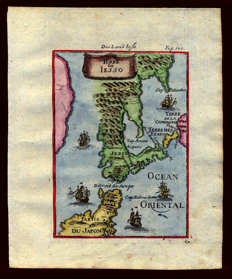 Map of Jesso, 1719