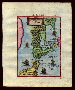 Map of Jesso, 1719