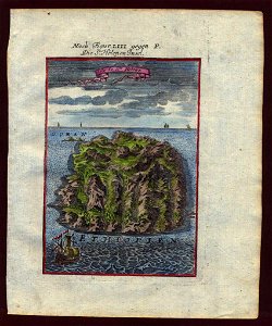 Map of St. Helena, 1719