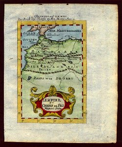 Map of Morocco, 1719