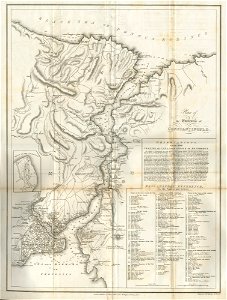 Map of the environs of Constantinople - Frankland Charles Colville - 1829