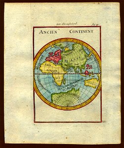 Map of the ancient continents, 1719
