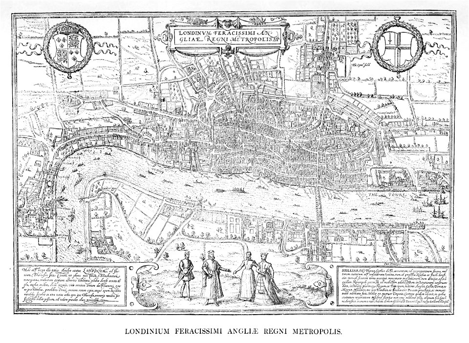 Maps Of Old London Hoefnagel