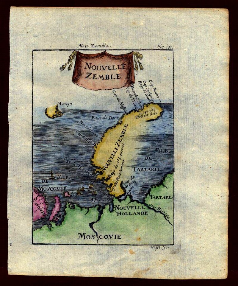 Map of Nova Zembla, 1719