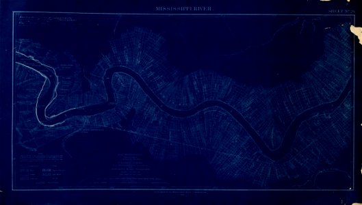 Map of the Mississippi River - from Cairo to Donaldsonville. LOC 95675177-29