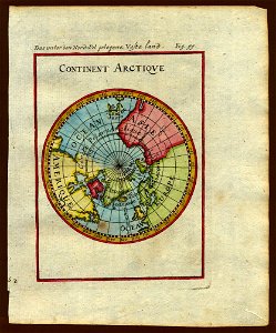 Map of the northern polar regions, 1719