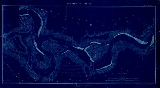 Map of the Mississippi River - from Cairo to Donaldsonville. LOC 95675177-9