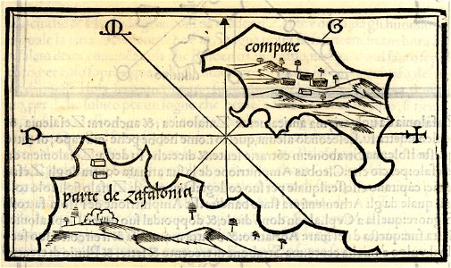 Map of Ithaca - Bordone Benedetto - 1547