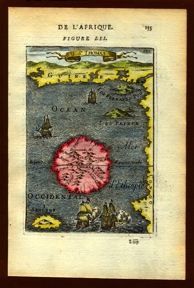Map of St. Thomas, 1683