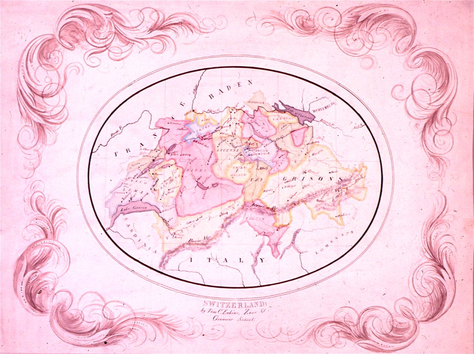 Map of Switzerland J1