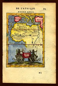 Map of Zaara (western Africa), 1683