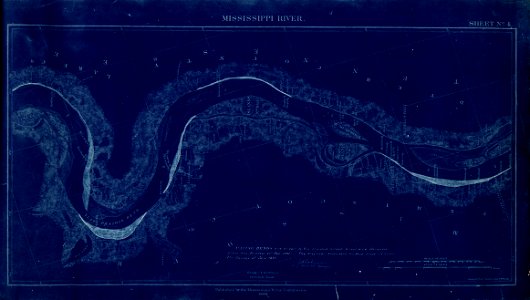 Map of the Mississippi River - from Cairo to Donaldsonville. LOC 95675177-6
