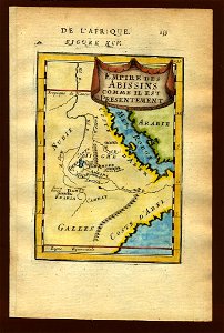 Map of the modern Abyssinian empire, 1683