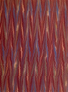 Marbled paper, made in 1824 - Avium species novae, t2 c2 (page 343 crop)