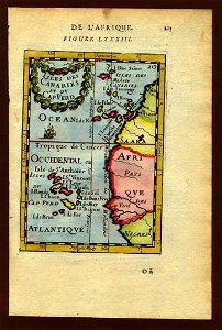 Map of the Canary and Cape Verde Islands, 1683