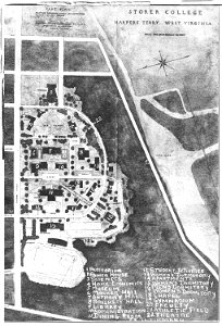 Map of Storer College campus