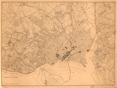 Map of the District of Columbia. LOC 87691435