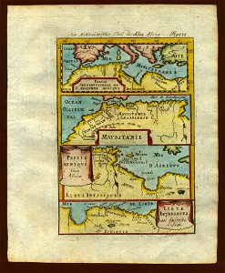 Map of the ancient northern coast, 1719