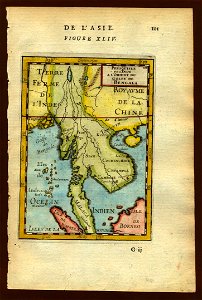 Map of Southeast Asia, 1683. Free illustration for personal and commercial use.