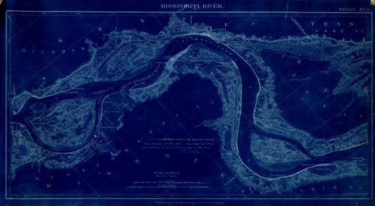 Map of the Mississippi River - from Cairo to Donaldsonville. LOC 95675177-4