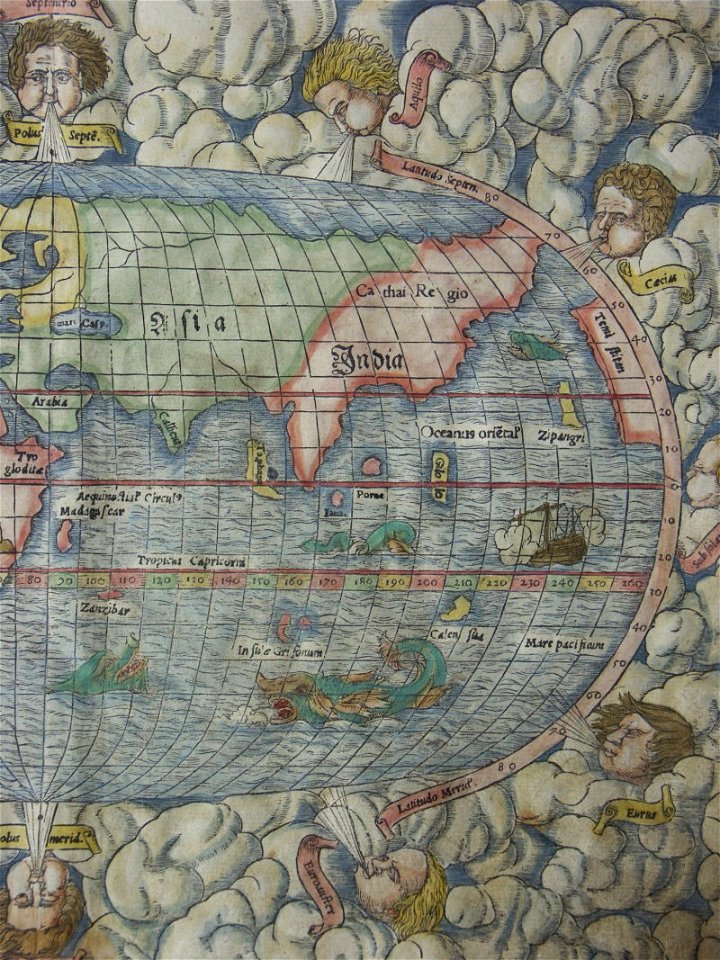 Map of the world including the New World east half(1553)