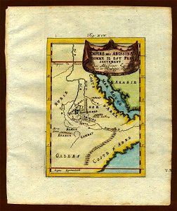 Map of the Abyssinian empire, 1719