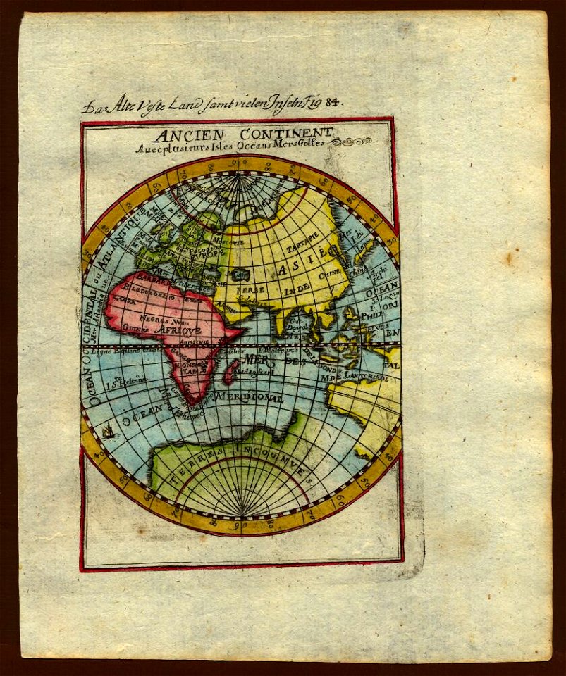 Map of the ancient Eastern hemisphere, 1719b