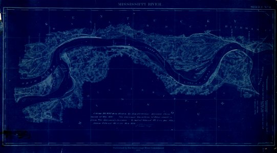 Map of the Mississippi River - from Cairo to Donaldsonville. LOC 95675177-3