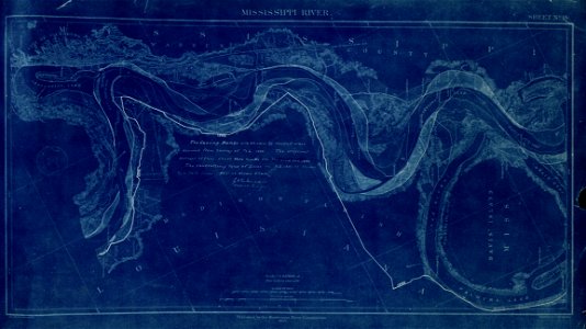 Map of the Mississippi River - from Cairo to Donaldsonville. LOC 95675177-21