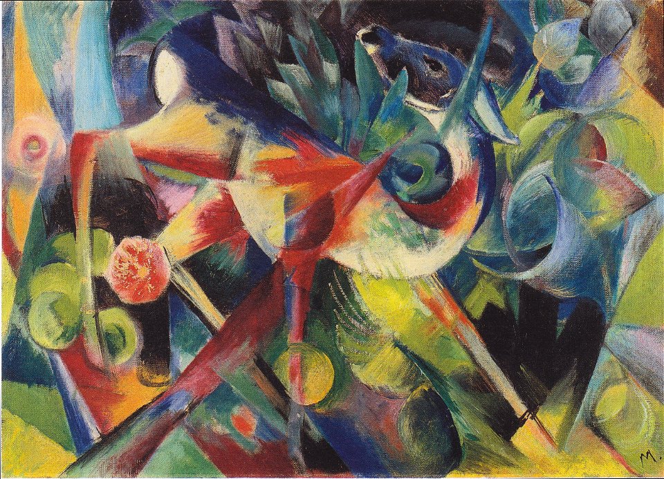 Marc - Reh im Blumengarten - 1913
